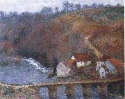 Claude Monet The Grande Creuse by the Bridge at Vervy Sweden oil painting artist